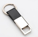 Metal Leather Keychain
