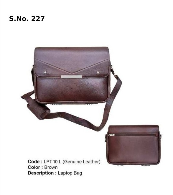 Laptop Bag - Genuine Leather brown