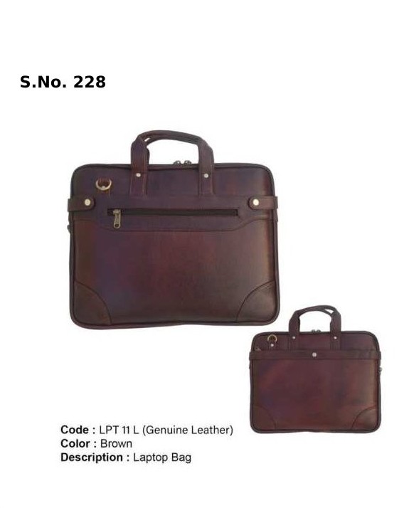 Laptop Bag - Genuine Leather brown