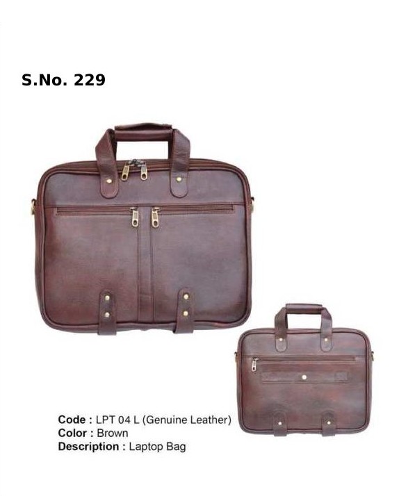 Laptop Bag - Genuine Leather brown
