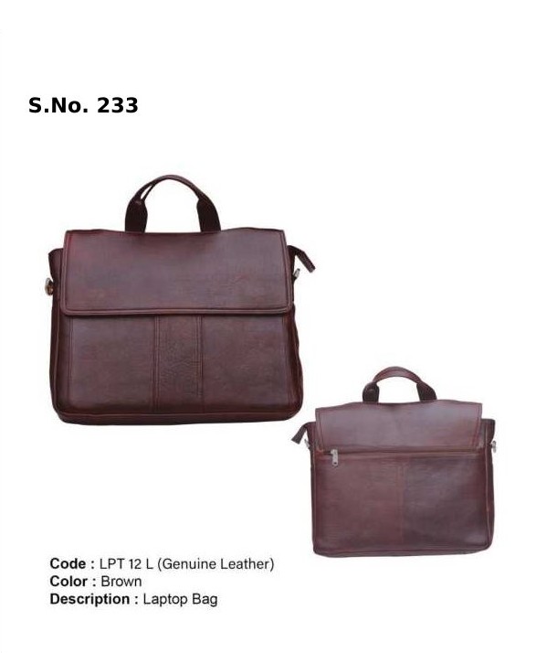 Laptop Bag - Genuine Leather brown