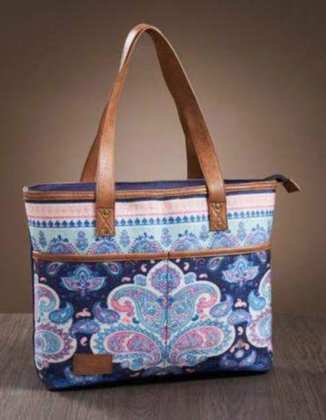 Elegant Tote Bag - 17” W X 11” H X 3” D - Spacious Carryall With 10” Handle Drop, Dual Front Slip Pockets, Secure Rear Zippered Pocket, Interior Organization With Zip And Slip Pockets, And Reliable Zipper Closure