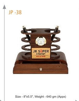 Pen Stand Size - 8"x5.5", Weight - 640 gm (Appx)