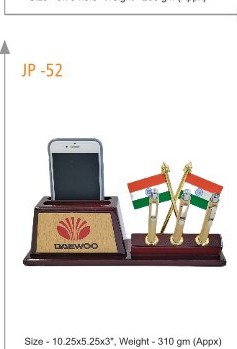 Pen Stand Size - 10.25x5.25x3", Weight - 310 gm (Appx)