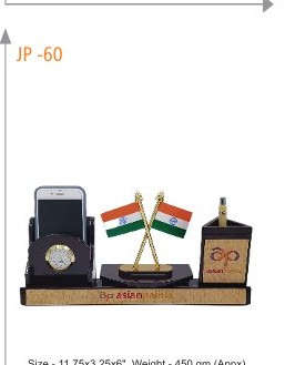Pen Stand Size - 11.75x3.25x6", Weight - 450 gm (Appx)