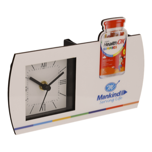 Table Clock - Size :  3.5"X7.5"