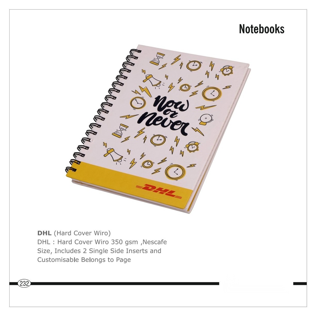 Note book (Hard Cover Wiro)