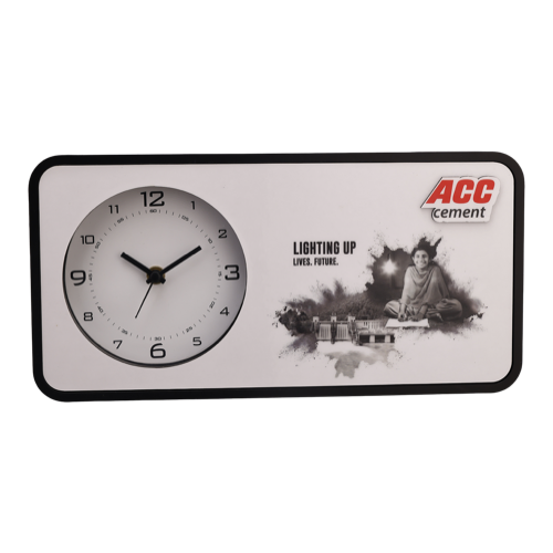 ACC Table Clock - Size: 6"X12" Dial 11.5"X5.5"