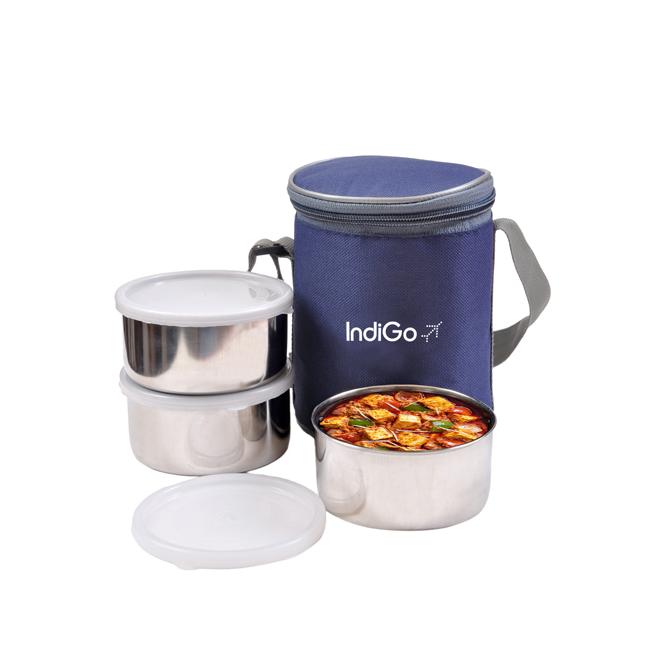 Lunch Box - 3 Pcs. 350Ml Containers 1 Pc. Soft Line Bag