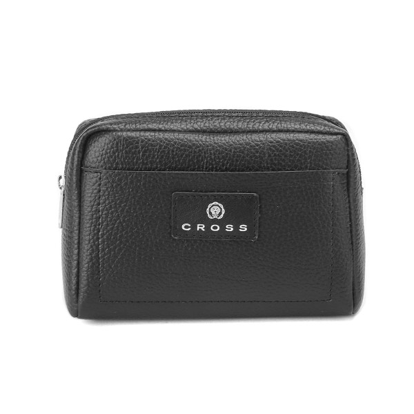 CROSS STACY COSMO POUCH-BLACK WITH POLYCOVER PACKING SIZE : H : 10 x L : 14 x W : 4 CM