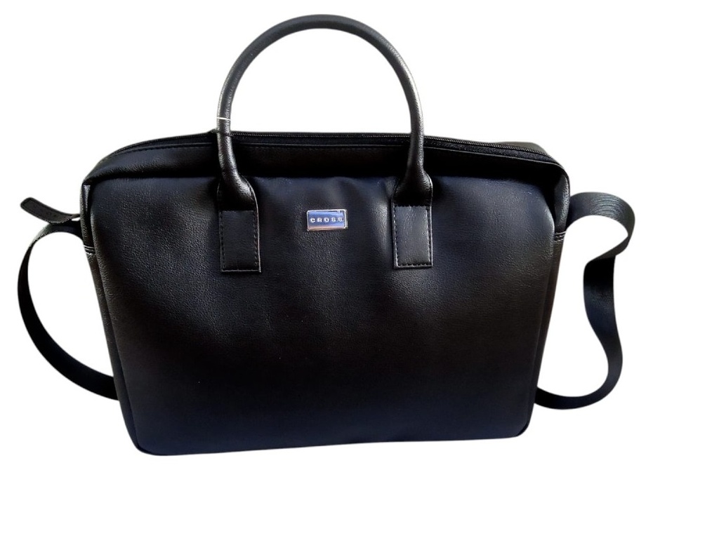 CROSS VOLT MARK 14" BRIEFCASE WITH POLYCOVER PACKING AND NON WOVEN BAG-BLACK. SIZE : H : 11" x L : 14" x W : 3" Inch