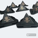 Pyramid Mobile Stand In 3 Different Angles With Single Color 3 Side - Virgin Polypropylene Moulded