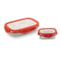 fusion big steel inner insulated snack pack