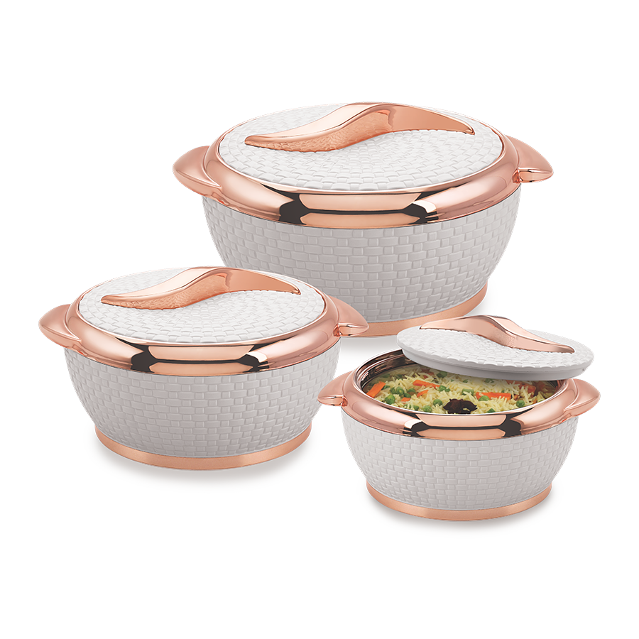 sparkle metallica 3pcs set 1500+2000+2500* casserole 