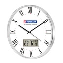Digital Wall Clock & Sweep Movement - Dimension	11.75"Round