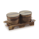 classy 2 pcs set (with tray) candy tray