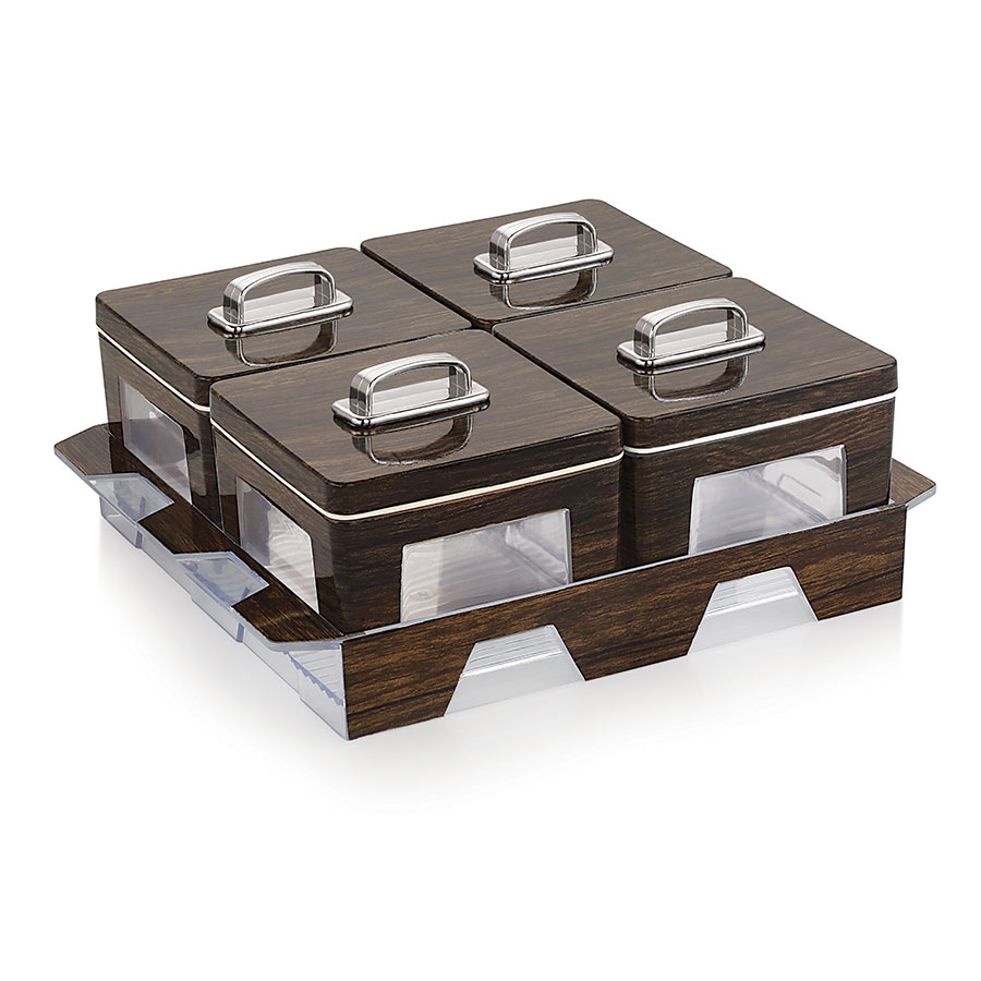 sierra set 4 (with tray) candy tray