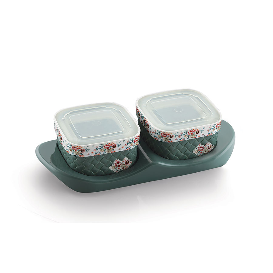 verbana set 2 (with tray) candy tray