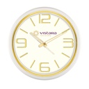 Wall Clock, Dim 12.75" Round 