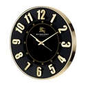 Wall Clock - 3D Number - Dimension	11.75"Round