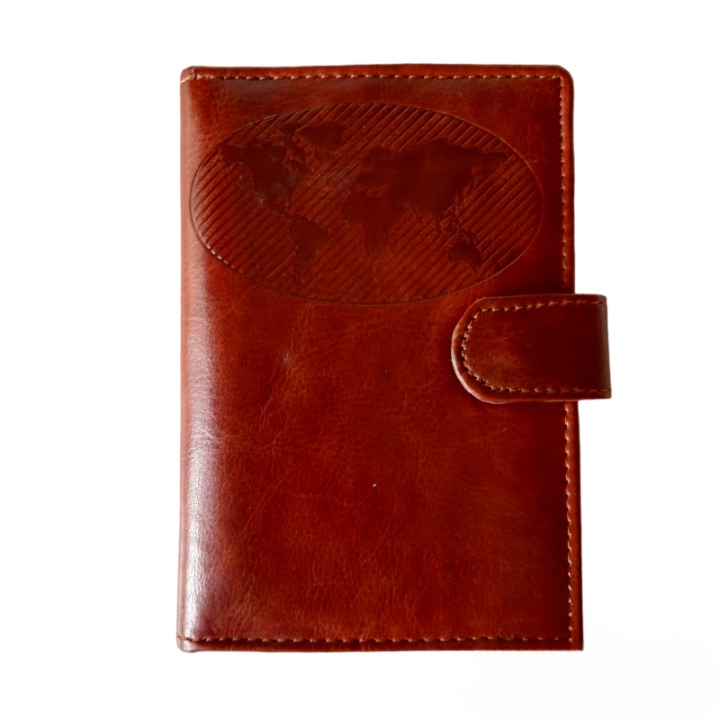 Leatherette Passport Cum Card Holder