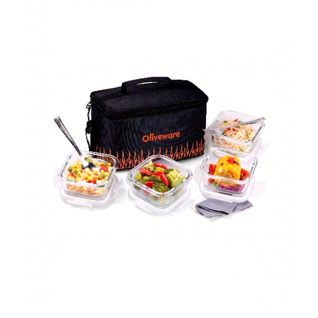 OLIVIA GLASS LUNCH BOX