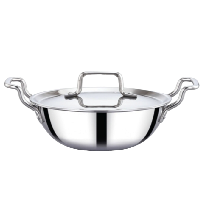 Triply Kadai With LID - 2.1 Litre