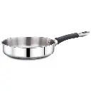 FRY PAN 3PLY STAINLESS STEEL - SIZE : 24 CM X 5.5 CM X 1.240 KG
