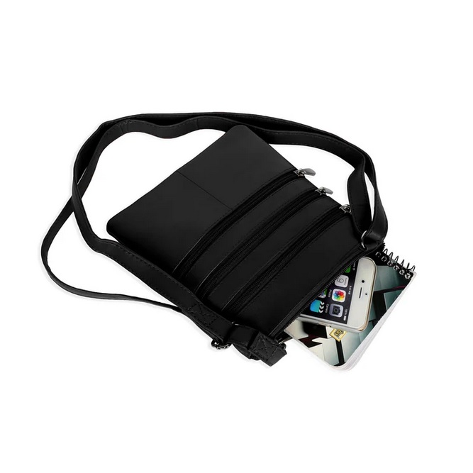 Genuine Leather Cross Body Sling Bag (19 x 17 CM)