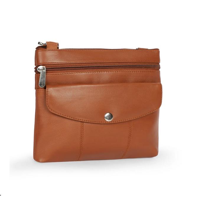 Genuine Leather Cross Body Sling Bag (18 x 20 CM)