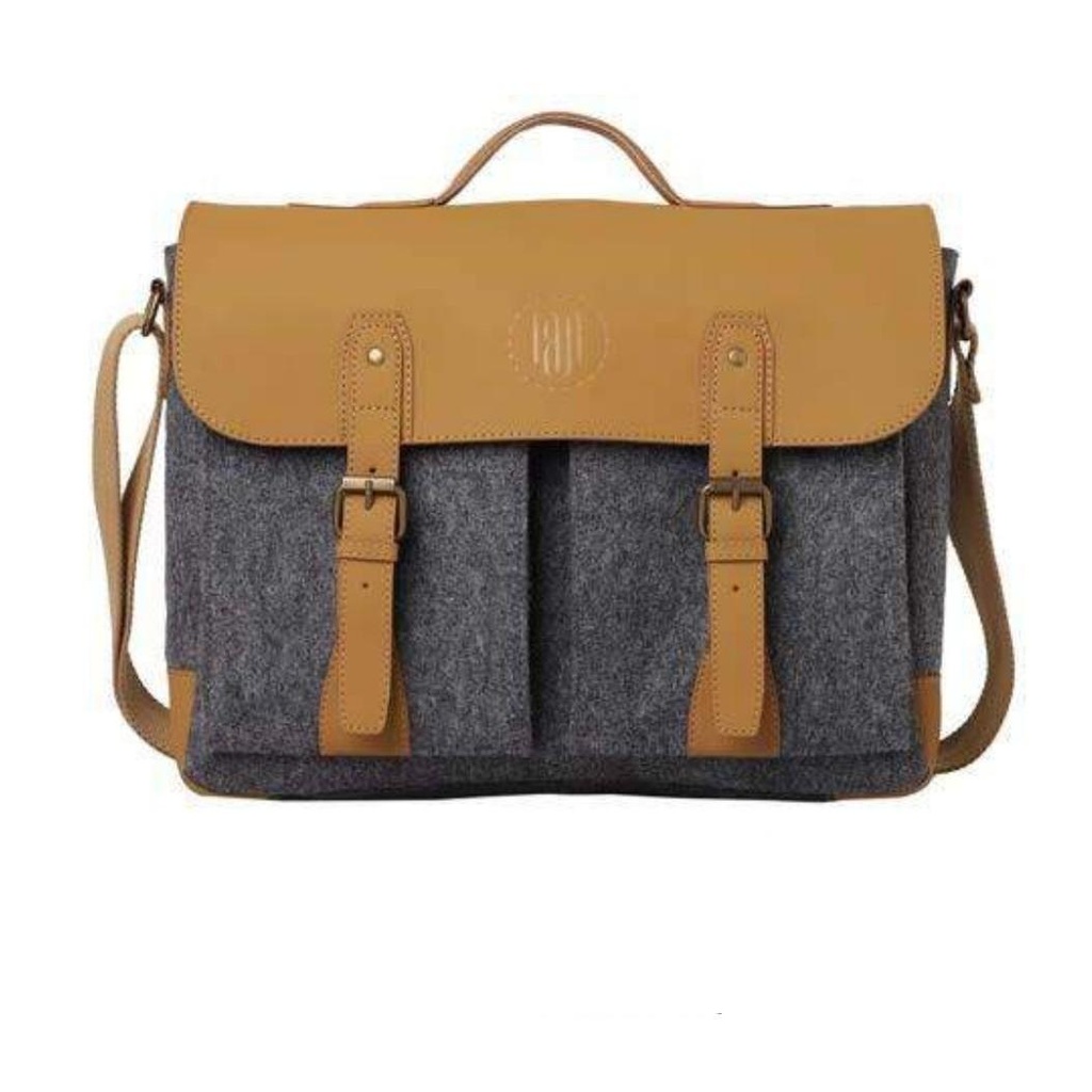 Arctic Messenger Mc-1800 C (Dg) Dual Pocket Laptop Briefcase”