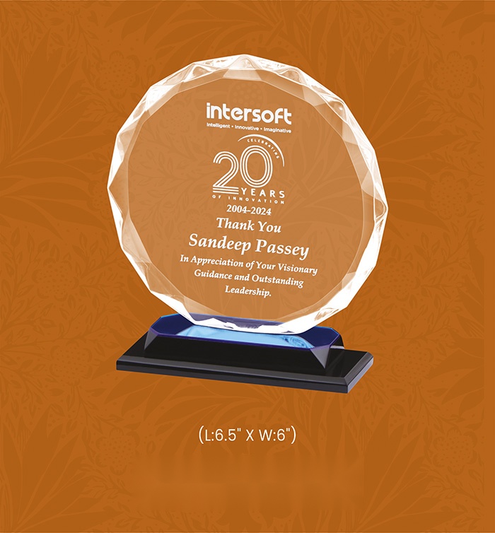 Acryic Awards with box