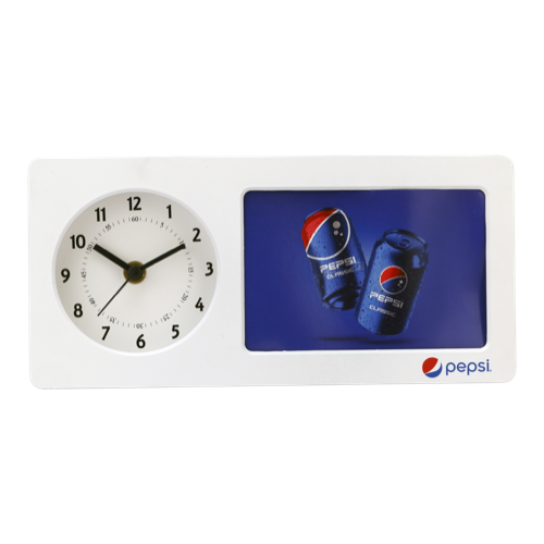 [60685] Pepsi Table Clock Cum Photo Frame  Size:9.5"×4.5" 