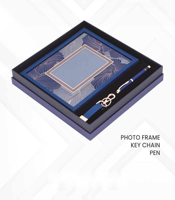 [63684] Photoframe, Key Chain & Pen (3pc set)