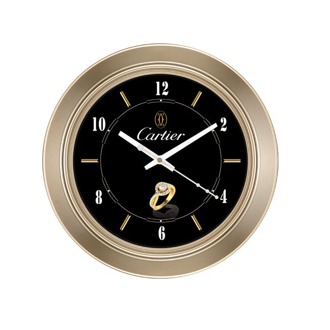 [60760] Glossy Finish Round Wall Clock 