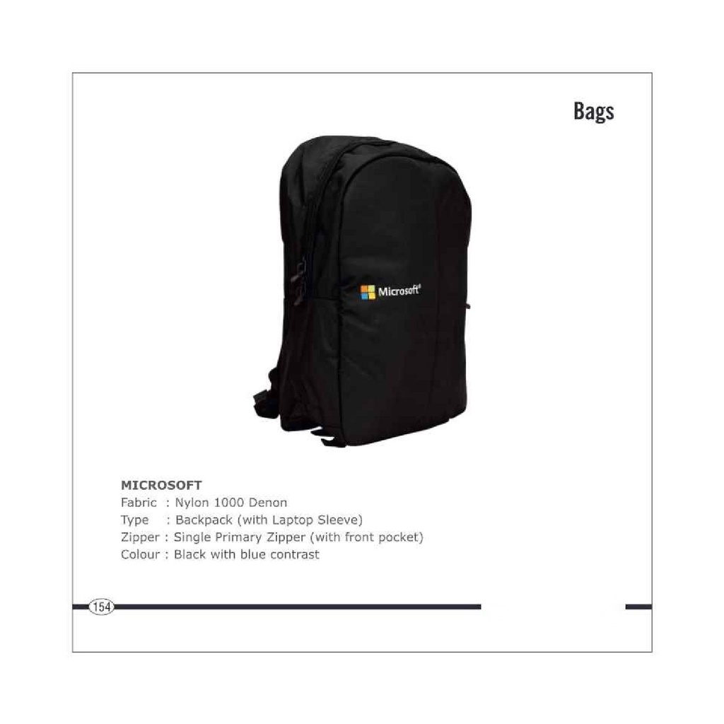 [64605] BACK BAG WITH LAPTOP SLEEVE