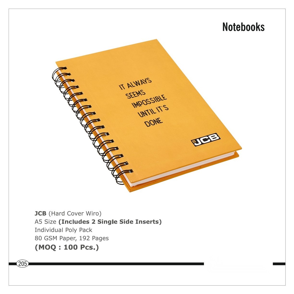 [64638] NOTE BOOK (Hard Cover Wiro)
