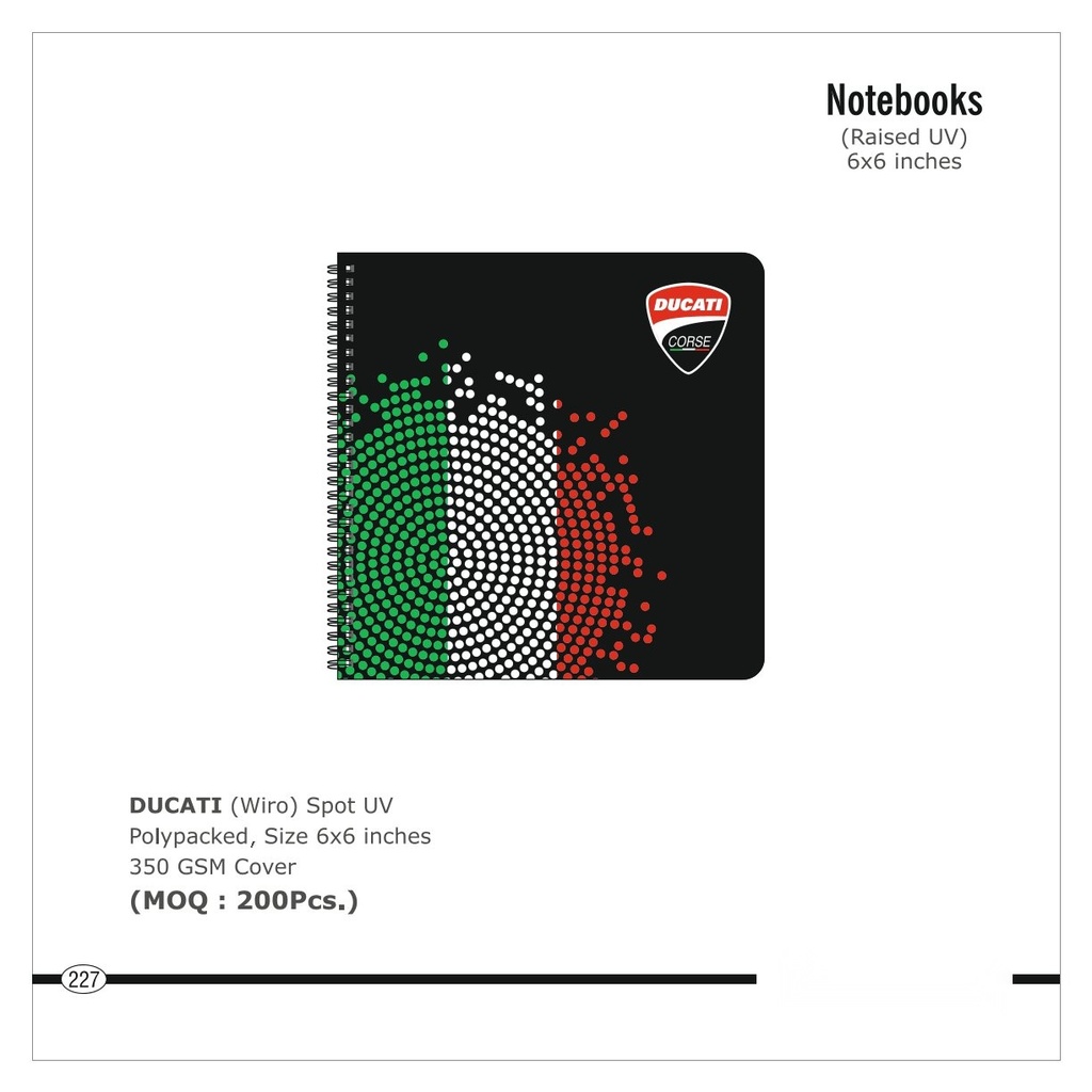 [64660] Note book 6x6 Spot UV