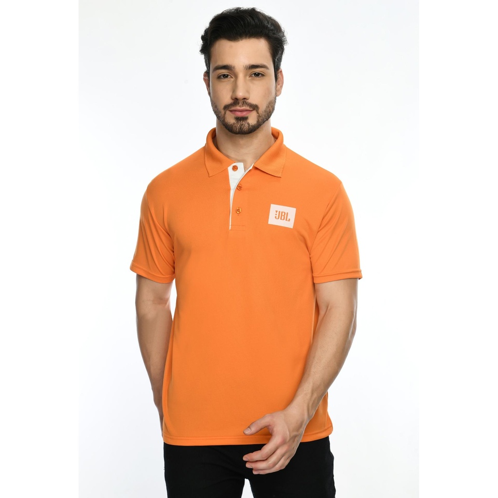 [61095] T-Shirt -Polo Eco; Contrast Bone ; Fabric : Dot Knit Mesh; Sweat Absorbent