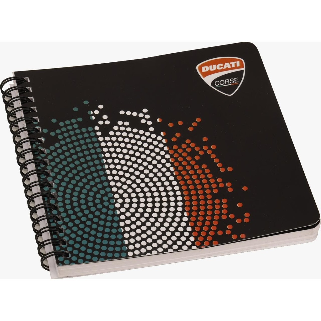 [61476] NOTEBOOK - Wiro with Spot UV Polypacked,6"x6" 350 gsm cover MOQ-200pcs