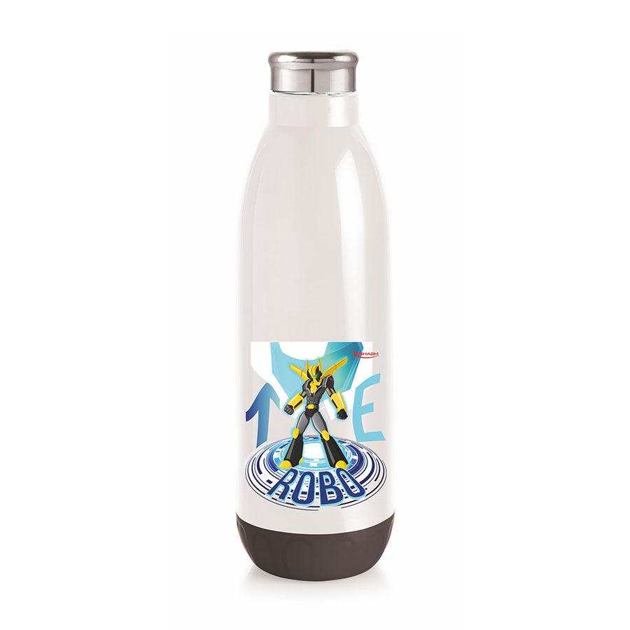 [61806] steel shield 900 dlx inner steel insulated water bottle