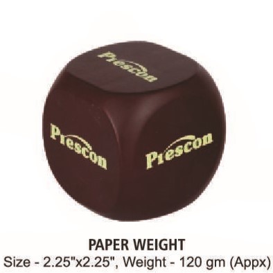 [62619] Paper Weight - Size : 5.7x5.7 cm, Weight- 120 gm(Appx)