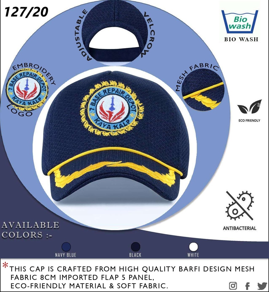 [54105] CAP WITH POLYCOVER PACKING