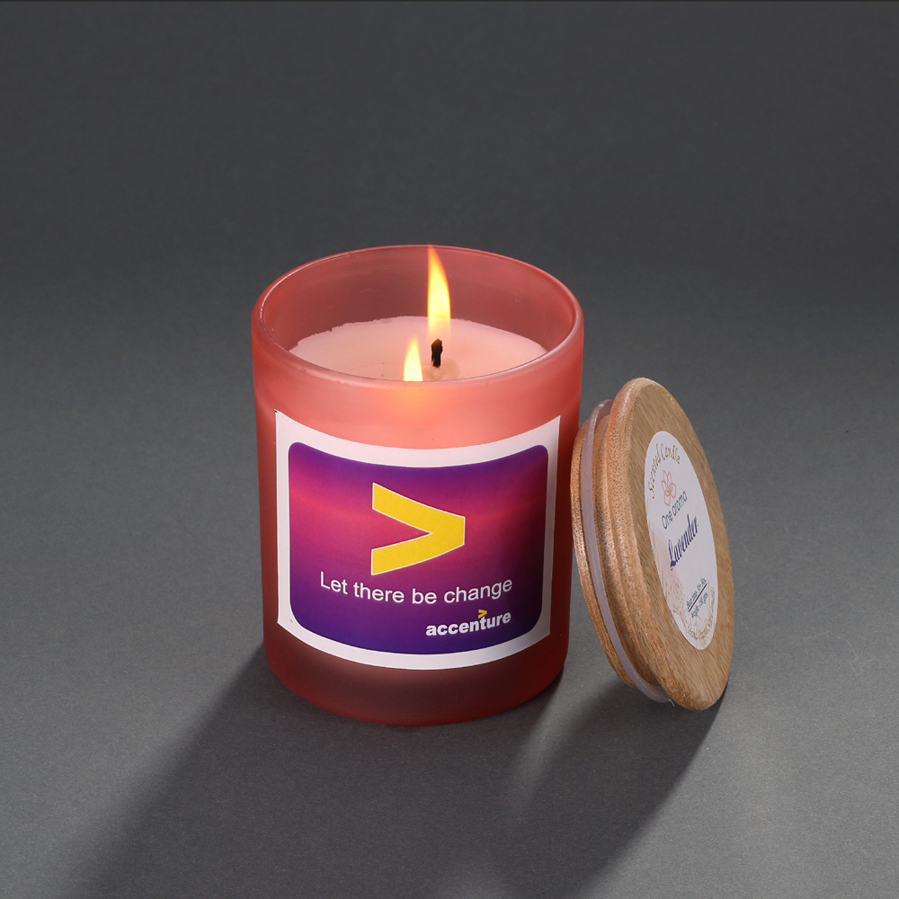 [60254] Scented Candles - 160 Grams, Fragrance - Lavender - Accenture