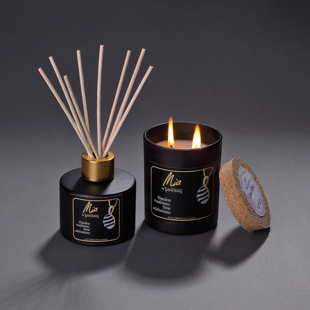 [60272] Fragrance Combos - 160 Gram Candle & 100 Ml Diffuser - Mia