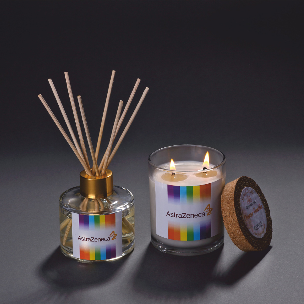 [60274] Fragrance Combos - 160 Gram Candle & 100 Ml Diffuser - Astra Zeneca