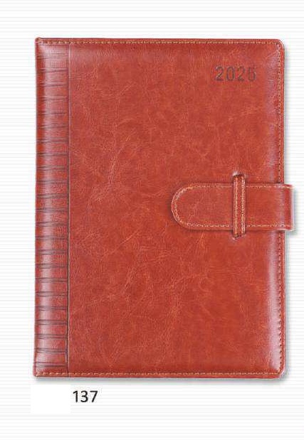 [62999] DIARY - NESCAFE 1DT. BROWN IMPORTED PU WITH LUPPI